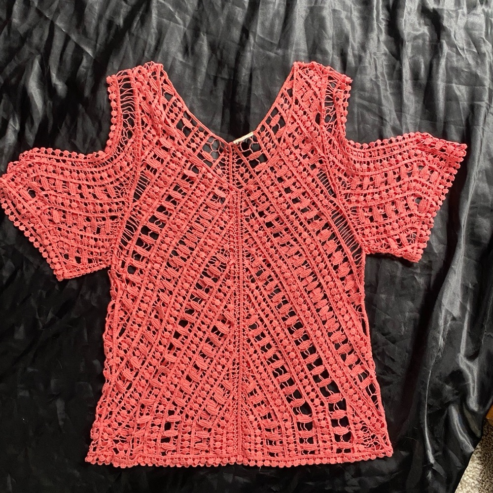 Crochet Cold Shoulder Top